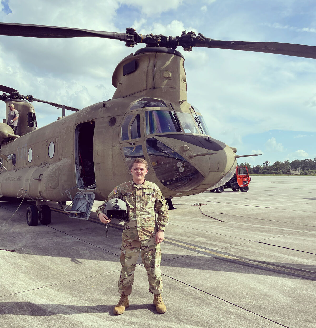 Dallas serving in the military