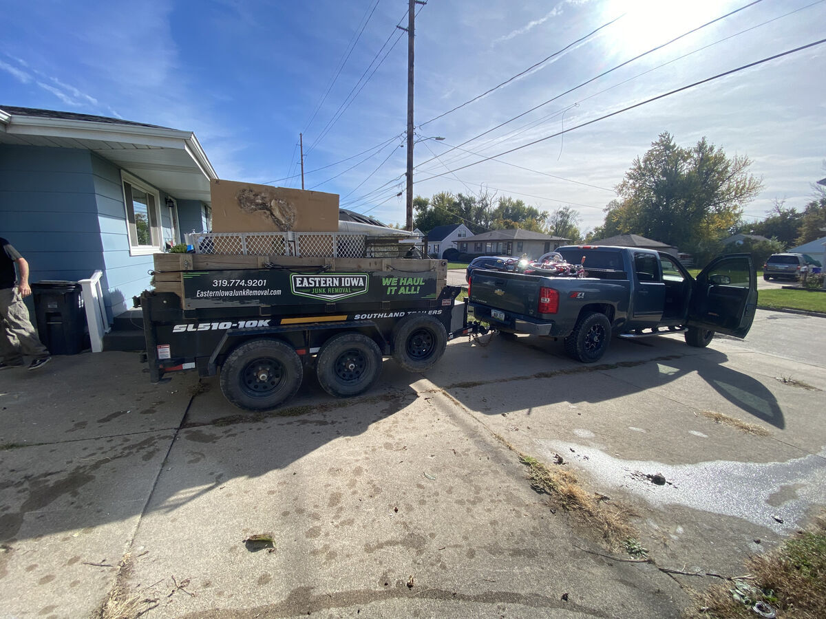 Eastern Iowa Junk Removal truck serving the community